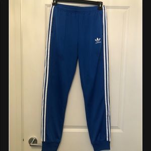 Adidas Boys XL Track Pants - Blue
